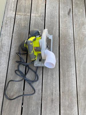 RYOBI 15A 7.25in Corded Circular Saw SHOP VAC ADAPTER