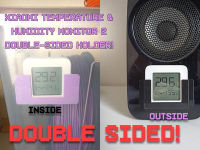 Xiaomi Temperature and Humidity monitor universal double sided wallmount holder bracket for drybox