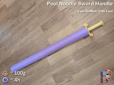 Pool Noodle Sword Handle – Epic Battles, Safe Fun!
