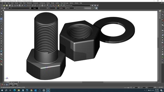 3" Tri Start Nut and Bolt