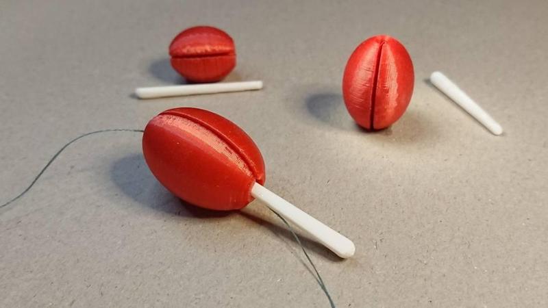 Quick install strike indicator (Pilotkugel) for fishing