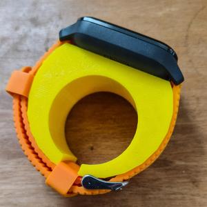 Smartwatch on bike