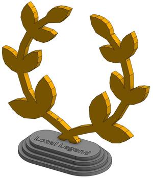 Strava Local Legend Trophy