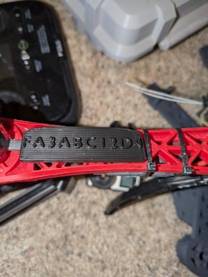 Drone Registration Plaque