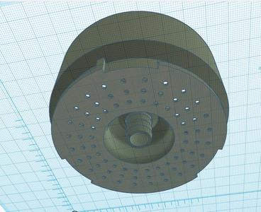 Modular Hydroponic Tower Dispenser Module 5/8" 16mm hose socket