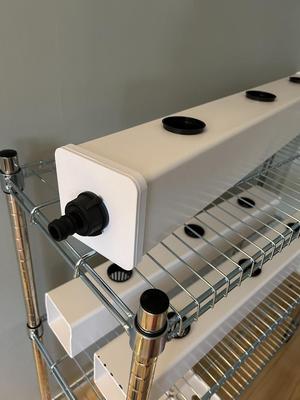 Hydroponic - vinyl post end plate