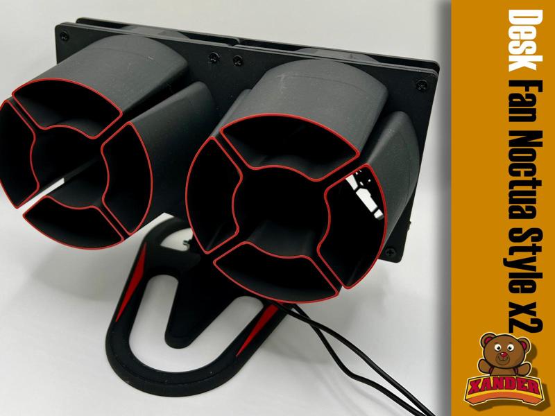 Desk Fan 120x240mm Noctua Style