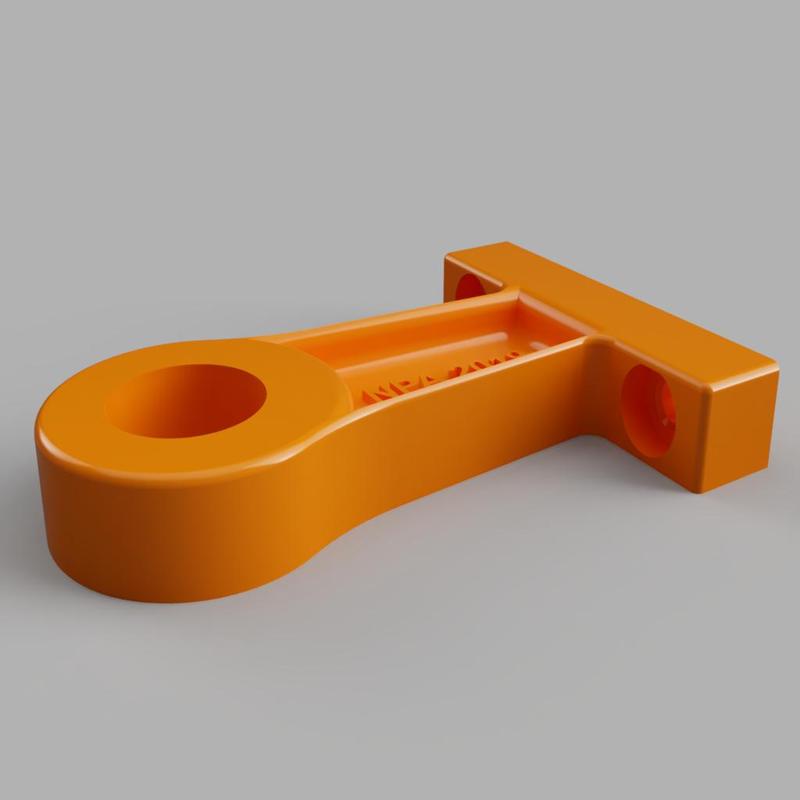 15mm (1/2 inch) pipe support bracket - 50mm offset