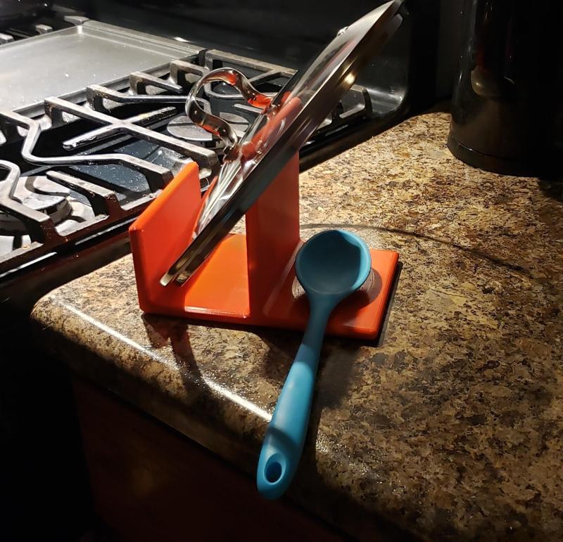 Lid and Spoon Holder – Old Rhino CAD Kitchen Essentials