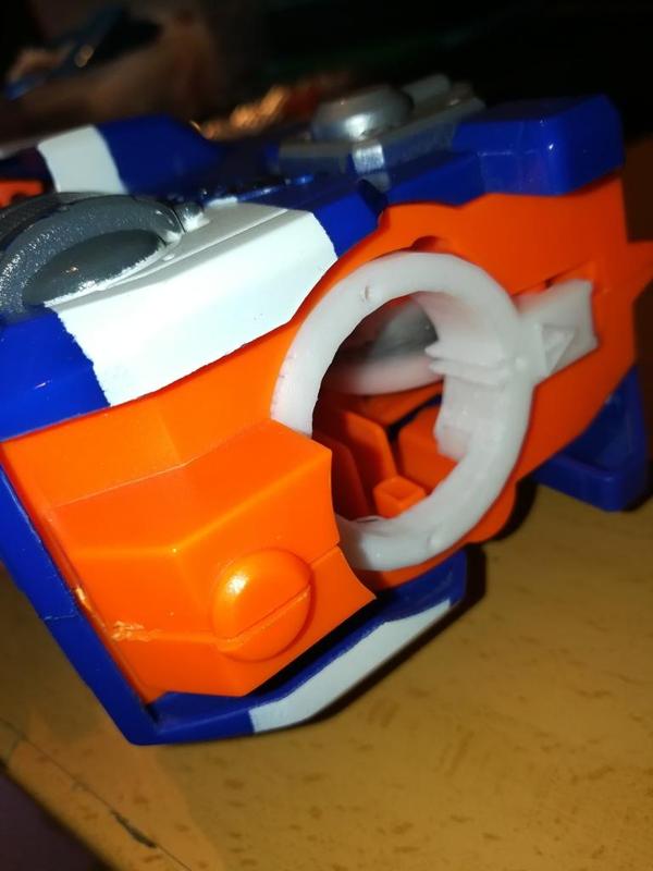 cañón recortado para nerf Stockade