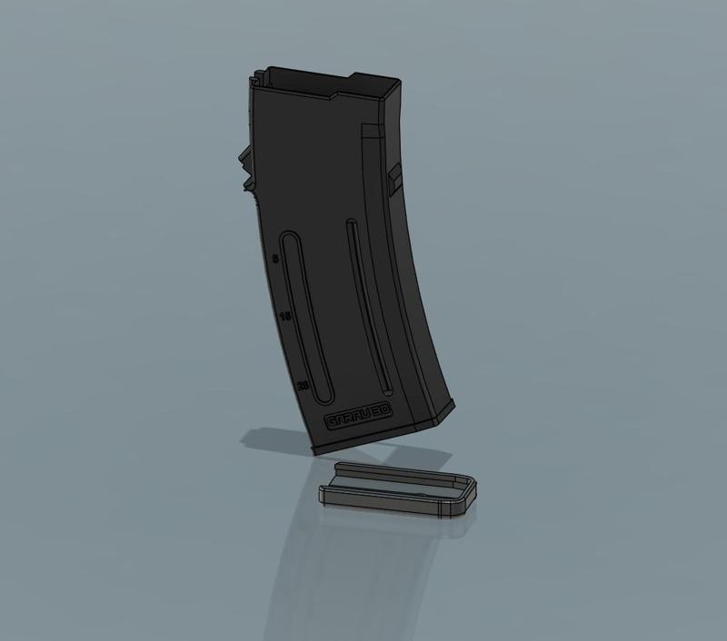 WE and AA G36 GBB Mag shell (WE, R36 /R60 and Begadi ver.)