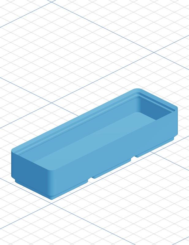 Gridfinity | Bin | Box | 3 x N x 3