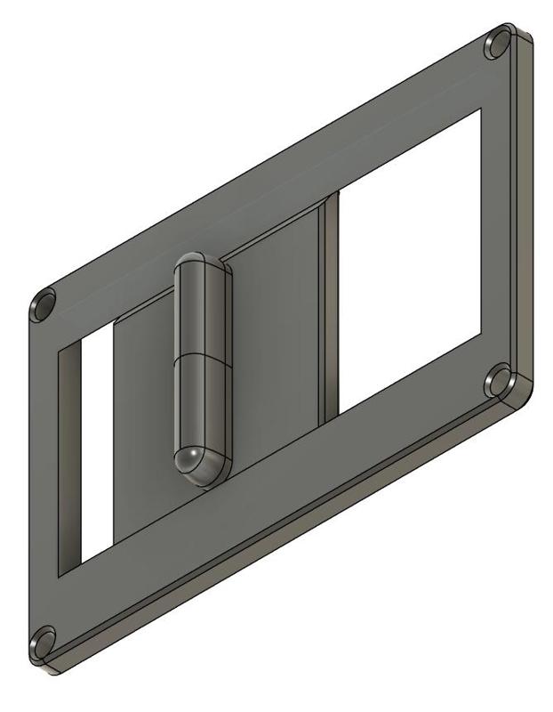 Magnetic index card holder/coverer for dishwasher