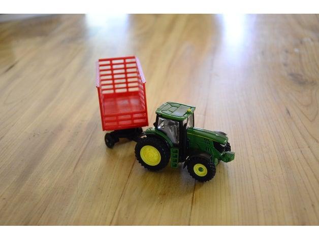 1/64 scale hay wagon