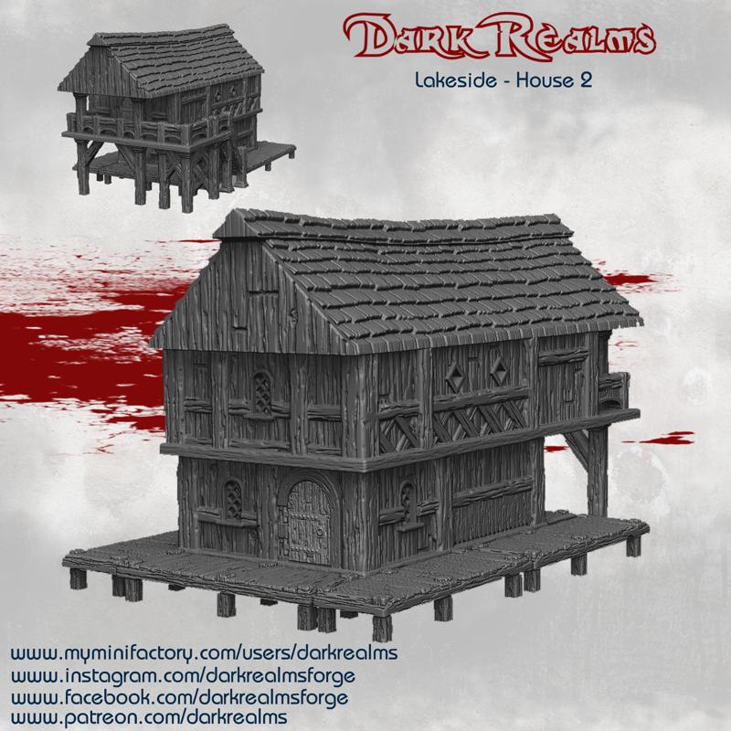 Fantasy Scenery - Lakeside House 2