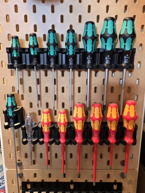 VDE Edition for "IKEA SKADIS mount for WERA screwdriver"