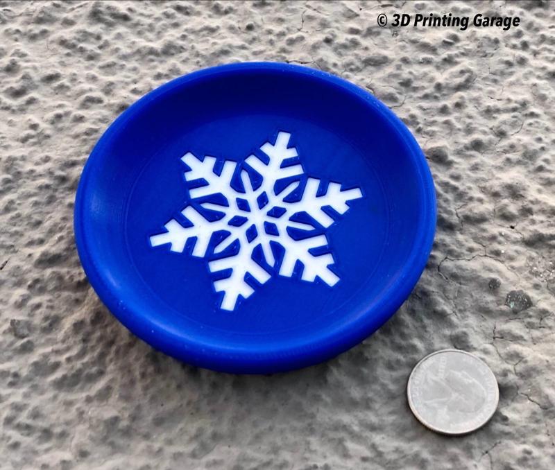 Coaster - winter (snowflake) - multicolor