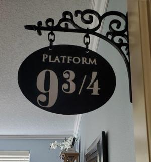 Harry Potter 9 3/4 Sign