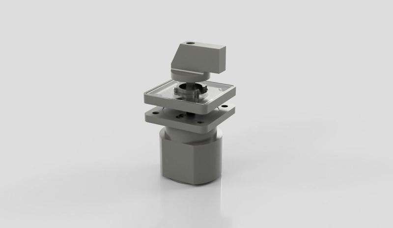 LW26 YMW26-25 rotary cam changeover switch mockup