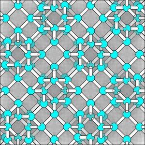 Hypothetical ultralow-density ice FAU / Zeolite FAU