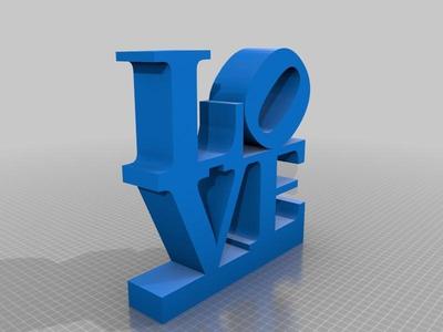 pop art love 25cm