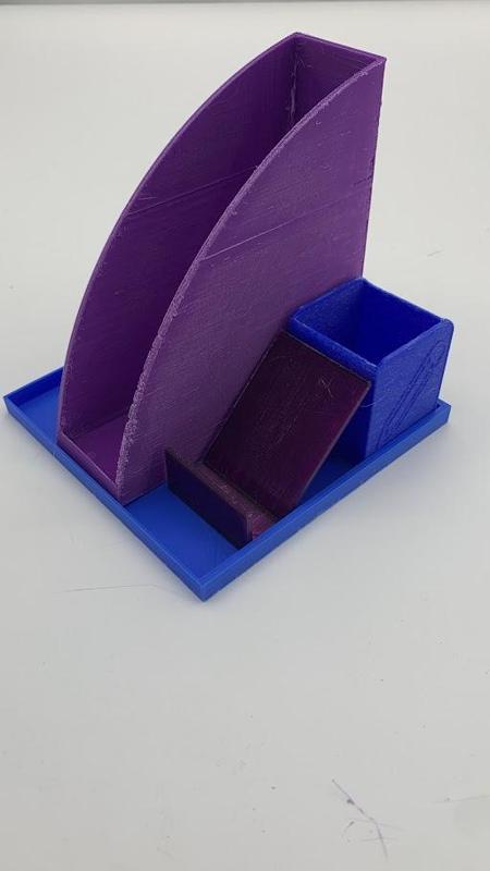 Paper/pencil phone organizer