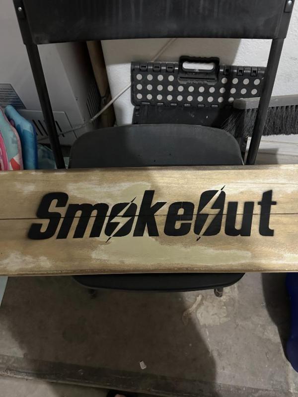 SmokeOut | Fallout Inspired Grilling/Smoker Sign/Stencil