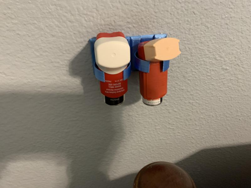 inhaler wall mount