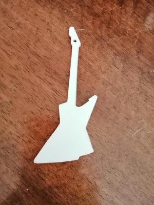 Explorer guitar keychain