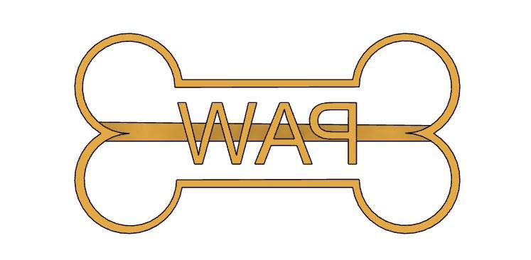 Dog Treat Cookie Cutter - Paw