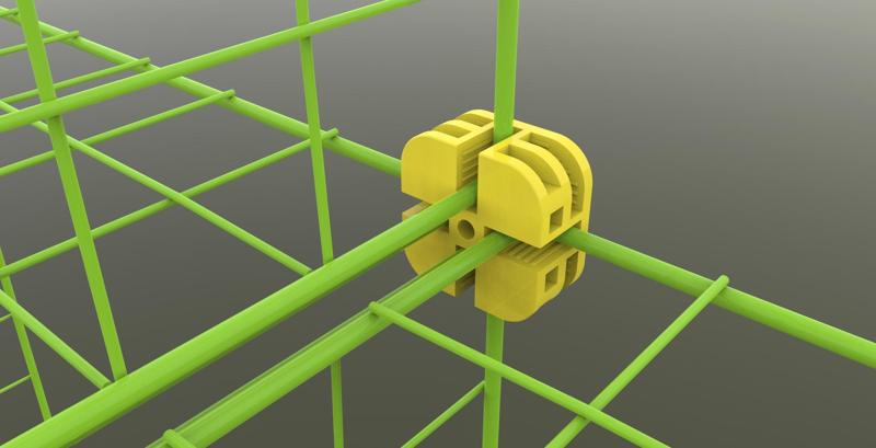 Wire Cube Connectors Closet Organisers