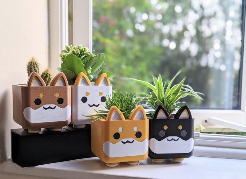 Shiba Inu planter