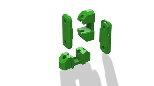 Pinned Beefy front idlers for Salad fork