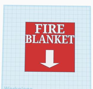 Fire Blanket Sign