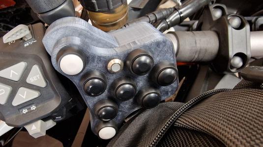 Modified BarButtons Motorcycle Bluetooth Controller