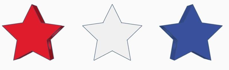 Star for glow stick / glow bracelet