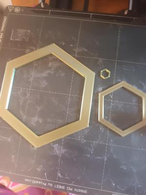 Hexagon Templates with Border