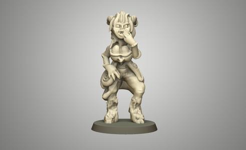 The Red Lady - 32mm Demonic Warlock