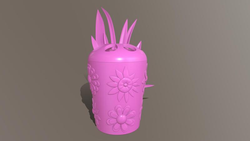 FlowersPenCup