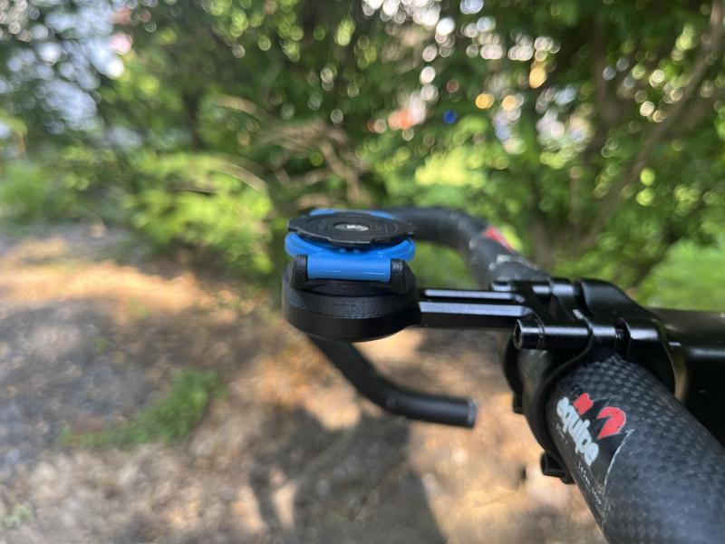 Quad Lock gear token for Barfly bicycle computer mounts