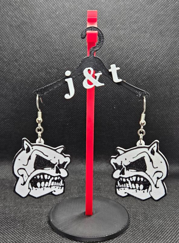 Devil....ish Skull earrings