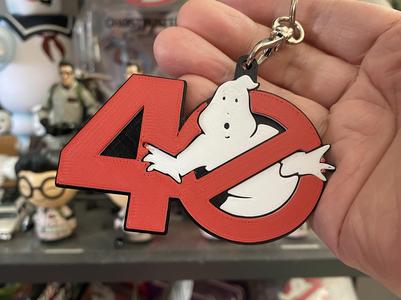 Ghostbusters 40th Anniversary Keychain