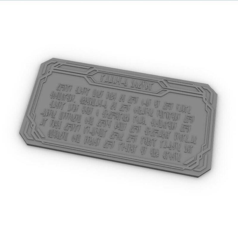 The Mandalorian - Living Waters plaque