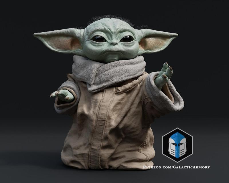 Grogu Figurine - Pose 2 - 3D Print Files