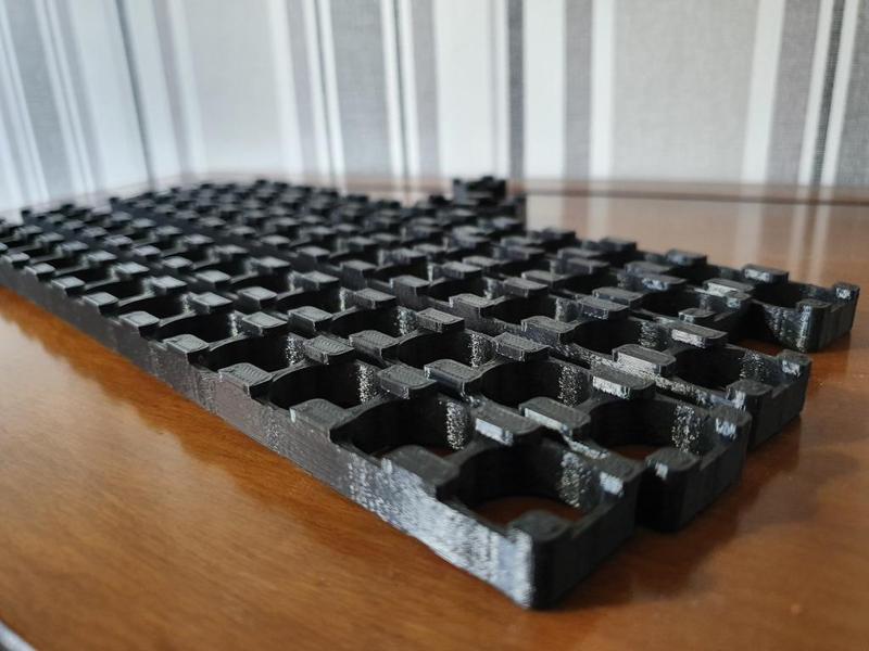 Customisable 18650 Cell Spacer (1S14P)