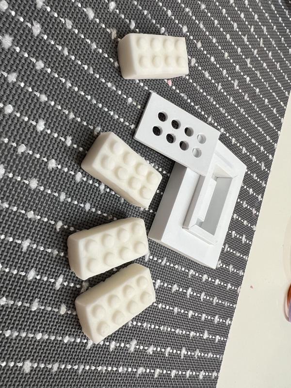 LEGO 4x2 Fondant Mould/Forma do LEGO 4x2  z Fondantu