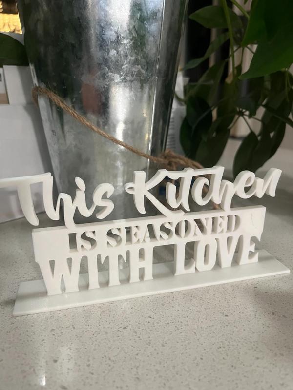 Kitchen Sign Positive toughts