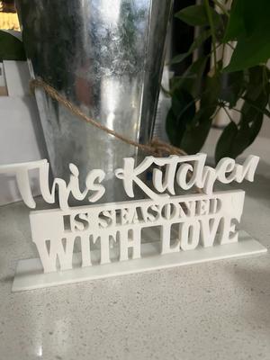 Kitchen Sign Positive toughts