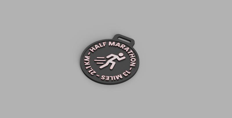 Half Marathon Running Medal