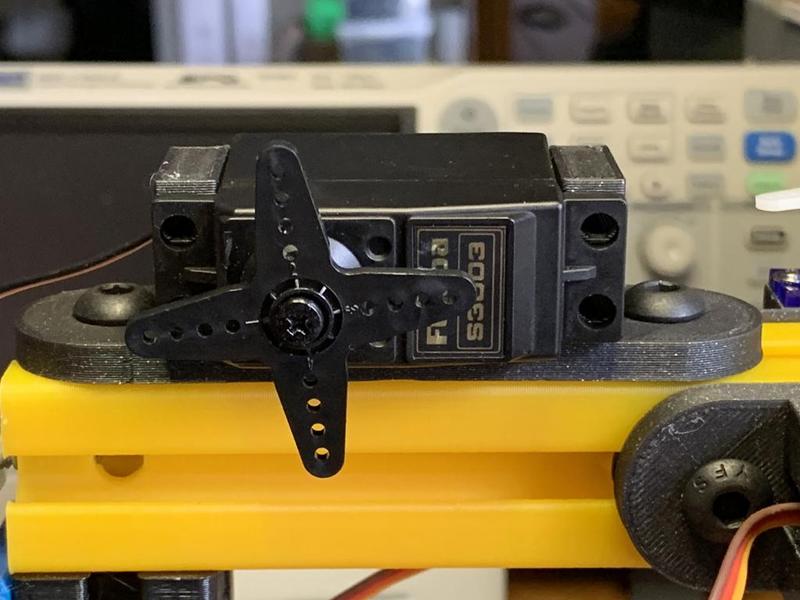 Futaba S3003 servo mount for 8020 series 10